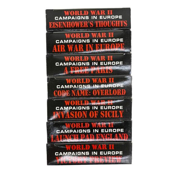 World War II Campaigns In Europe VHS Box Set - Picture 5 of 9
